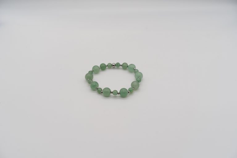 The Aventurine Happy Crystal Bracelet is handcrafted with: 